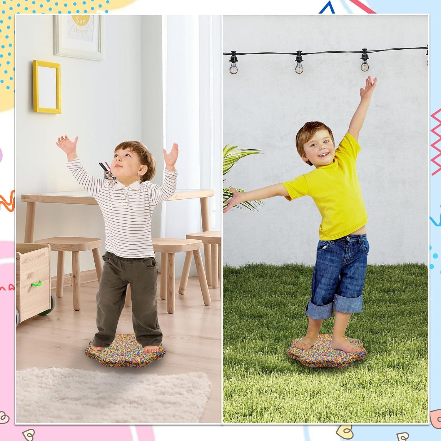 EPP Foam Balance Board for Kids (Stepping Stones) thumbnail 5