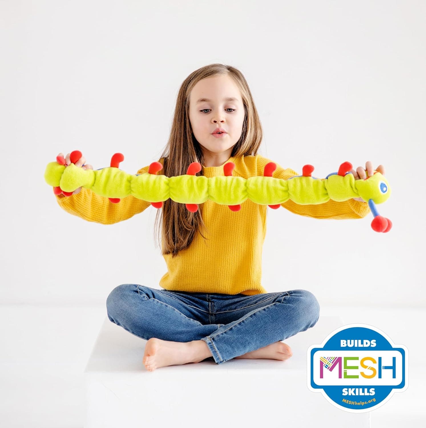 Calmee the Caterpillar Weighted Sensory Plush thumbnail 2
