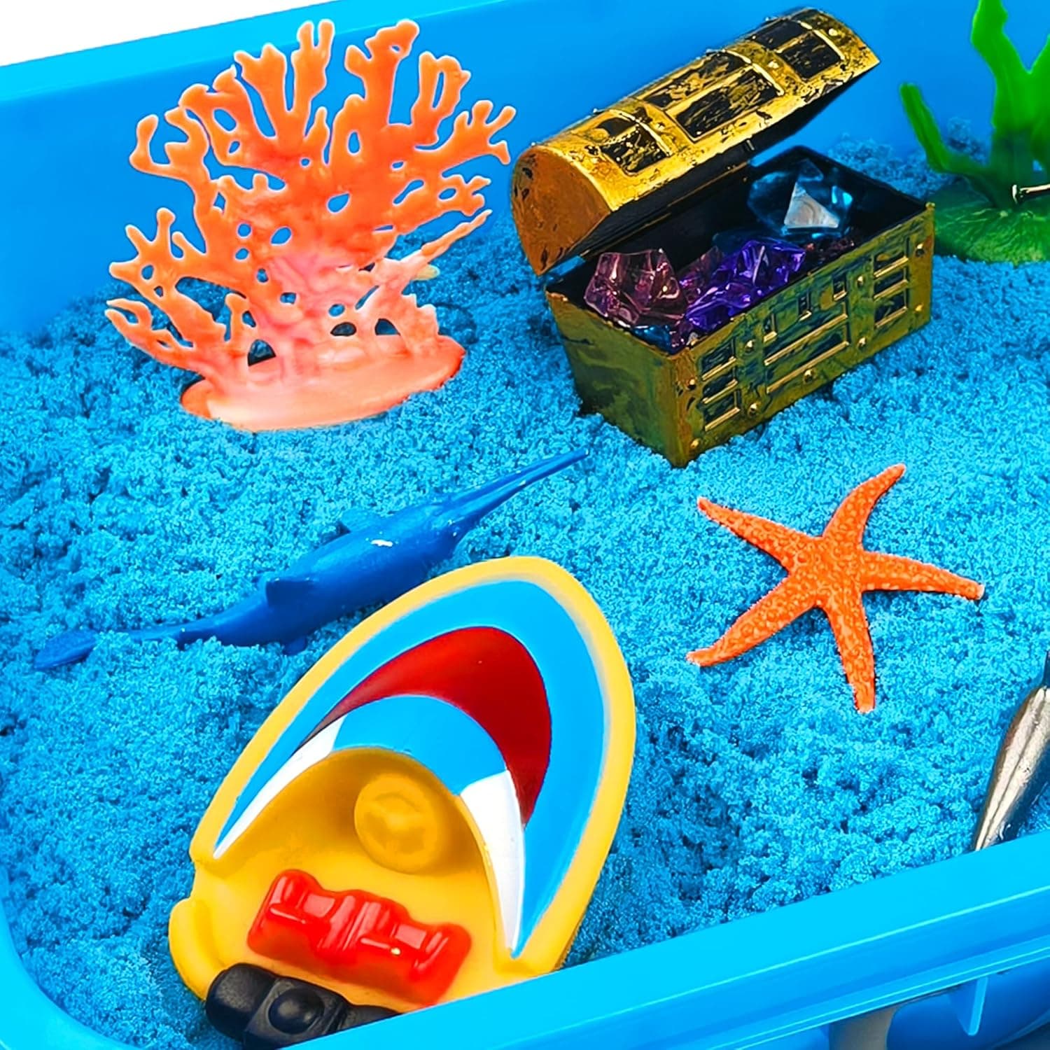 Ocean Sensory Bin with Sea Animals for Toddlers thumbnail 5