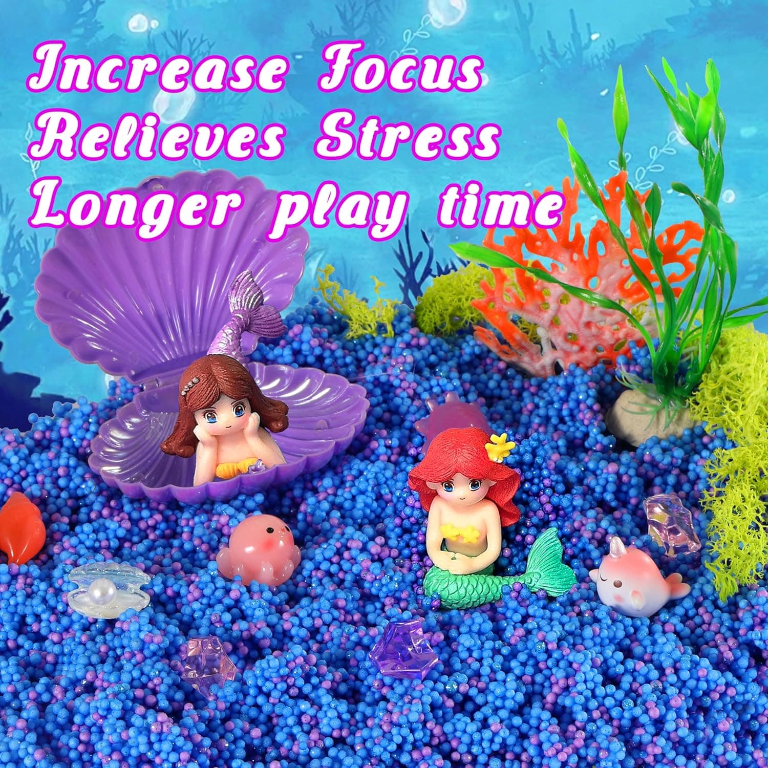 Mermaid Sensory Play Kit for Girls thumbnail 2